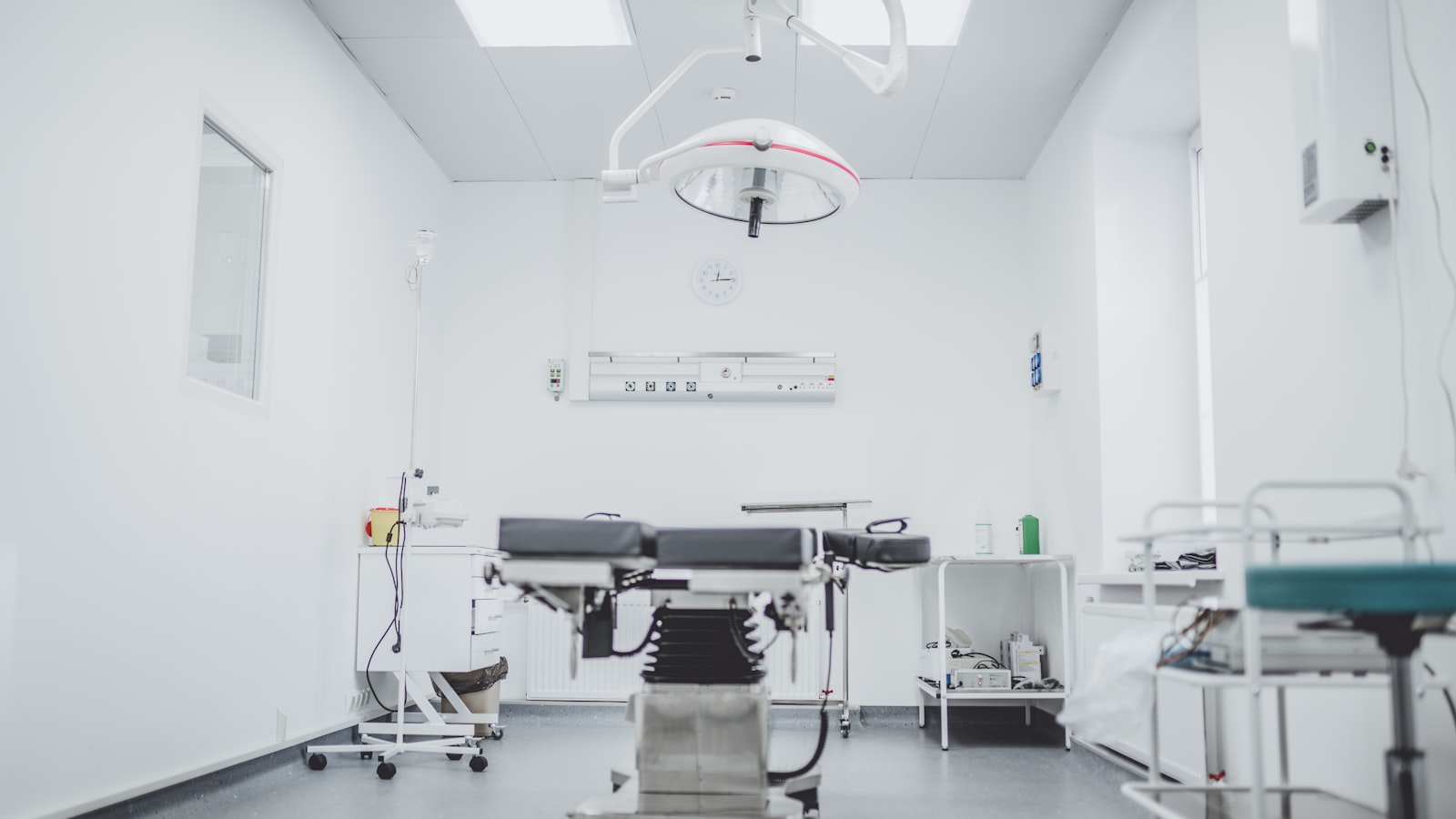 A clean, modern hospital treatment room representing the clinical partners Creek Allies supports